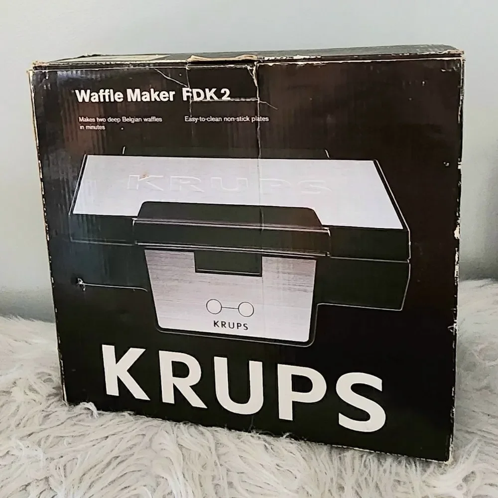 Krups FDK2 waffle maker double